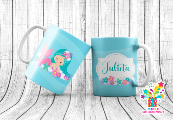 Download Mermaid Mug Sublimation Designs #3 - Mug sublimation designs Collection