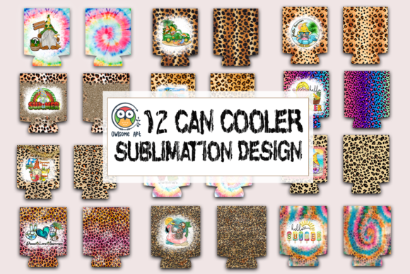 Download Can Cooler Sublimation Designs Bundle - Can cool Collection