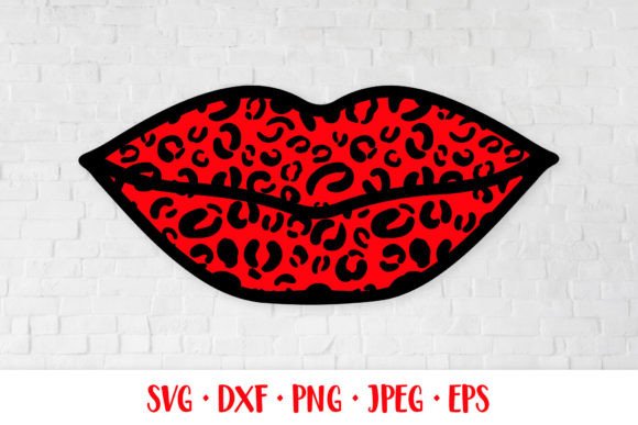 Download Leopard Lipstick Kiss. Leopard Lips SVG. - Leopard lips Collection